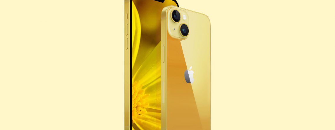 رونمایی اپل از رنگ زرد آیفون ۱۴ و ۱۴ پلاس